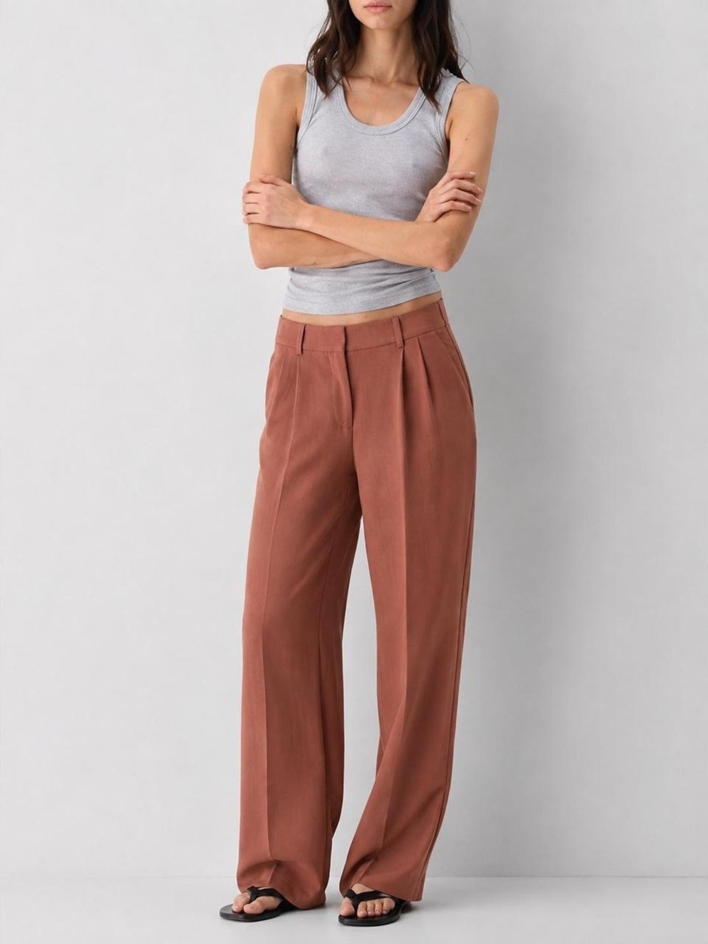 Aritzia Wilfred High-Waisted Trousers